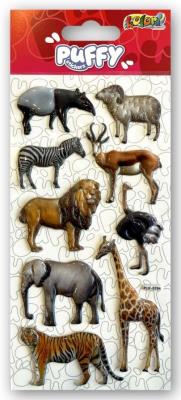 Opakowanie Naklejki puffy Wild Animals PENMATE