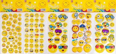Naklejki Smile wypukłe 5szt. Wydawca: Fandy. SmakLiter.pl Opakowanie Naklejki Smile wypukłe 5szt