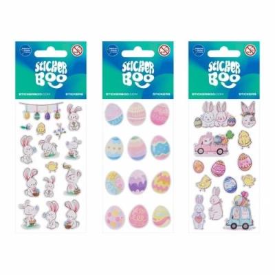 Naklejki Sticker BOO Wielkanoc mix. Wydawca: Sticker Boo. SmakLiter.pl Opakowanie Naklejki Sticker BOO Wielkanoc mix