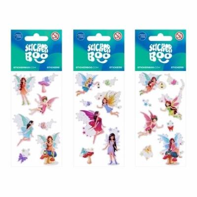 Opakowanie Naklejki Sticker BOO Wróżki mix