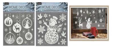 Opakowanie Naklejki świąteczne na szybę Boże Narodzenie MIX