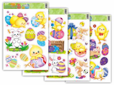 Opakowanie Naklejki Wielkanocne VE001 20x30cm 1szt.mix