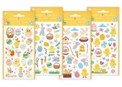 Opakowanie Naklejki wodne na jajka 9x19cm MIX