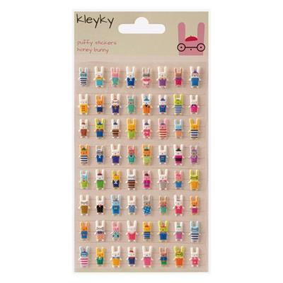 Opakowanie Naklejki wypukłe Króliczki