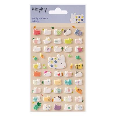Opakowanie Naklejki wypukłe Króliki