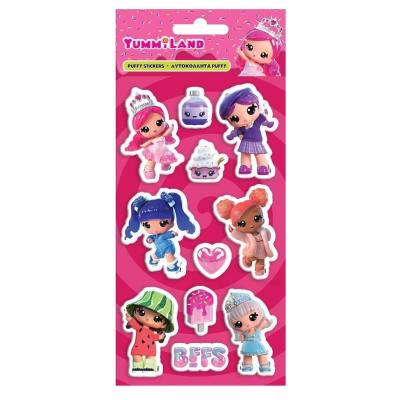 Naklejki wypukłe Yummiland. Wydawca: Diakakis. SmakLiter.pl Opakowanie Naklejki wypukłe Yummiland