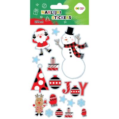 Naklejki Xmas joy 10x20cm HAPPY COLOR. Wydawca: GDD. SmakLiter.pl Opakowanie Naklejki Xmas joy 10x20cm HAPPY COLOR