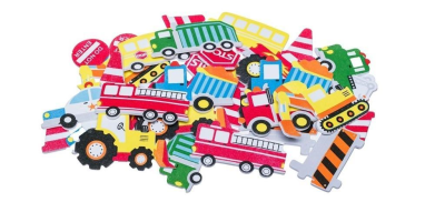 Opakowanie Naklejki z pianki transport 35szt