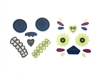 Opakowanie Naklejki żelowe na Dynię mix 2szt