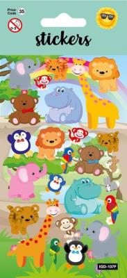 Opakowanie Naklejki - Zoo Animals