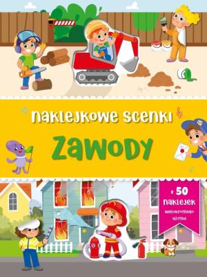Okładka książki Naklejkowe scenki. Zawody