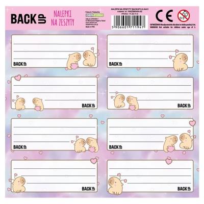 Opakowanie Nalepki na zeszyty Backup 8 a 04 (25szt) DERFORM