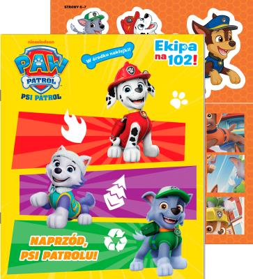 Okładka książki Naprzód, Psi Patrolu! Psi Patrol. Ekipa na 102!