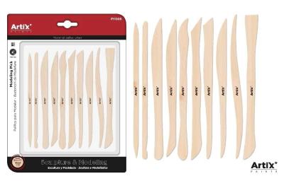 Opakowanie Narzędzia do rzeźbienia 10szt drewniane