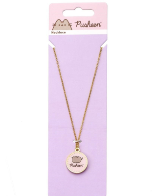 Naszyjnik łososiowy. Wydawca: Pusheen. SmakLiter.pl Opakowanie Naszyjnik łososiowy