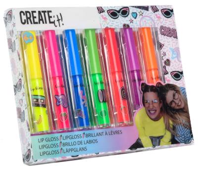 Opakowanie Neonowe błyszczyki Create it! 7 kolorów