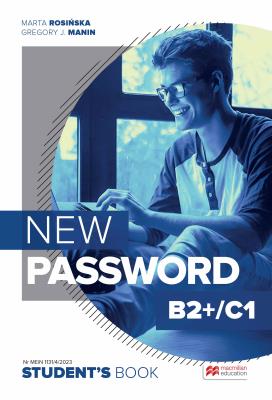 New Password B2+/C1 SB + online. Autor: Marta Rosińska, Gregory J.Manin. SmakLiter.pl Okładka książki New Password B2+/C1 SB + online