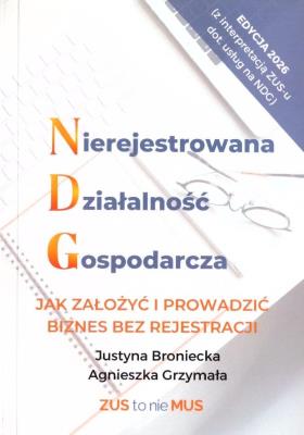 Okładka książki Nierejestrowana Działalność Gospodarcza