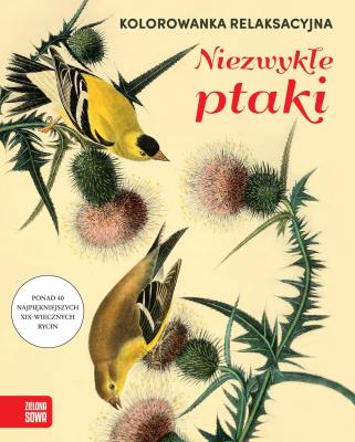 Okładka książki Niezwykłe ptaki. Kolorowanka relaksacyjna