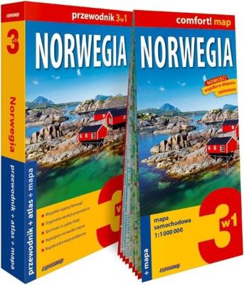 Okładka książki Norwegia - Zestaw Przewodnikowy 3w1 2026