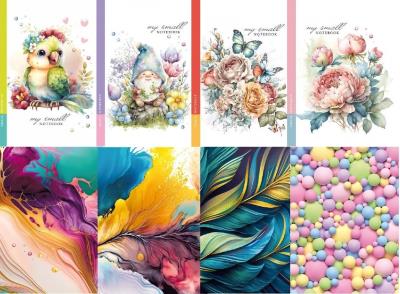 Opakowanie Notatnik 105x148 64K kratka Twarda MIX