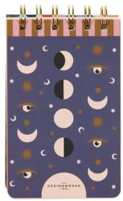 Notatnik A Dopo Twin Wire Moon Phases. Wydawca: Designworks Ink. SmakLiter.pl Opakowanie Notatnik A Dopo Twin Wire Moon Phases