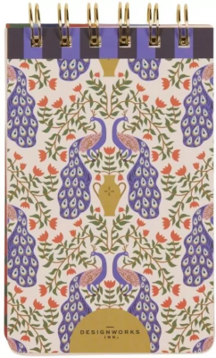 Notatnik A Dopo Twin Wire Peacock. Wydawca: Designworks Ink. SmakLiter.pl Opakowanie Notatnik A Dopo Twin Wire Peacock