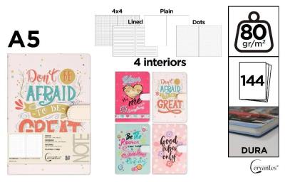 Opakowanie Notatnik A5/144K magnes MIX