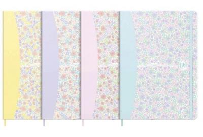 Opakowanie Notatnik A5/80K kratka Floral mix OXFORD
