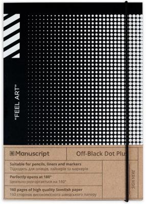 Opakowanie Notatnik A5/80K Off-black Dot Plus