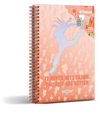 Opakowanie Notatnik A5 Tancerka Balerina zapachowy z naklejkami WOW00145