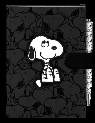 Opakowanie Notatnik A5 z velvetową okładką i długopisem Snoopy PT00003