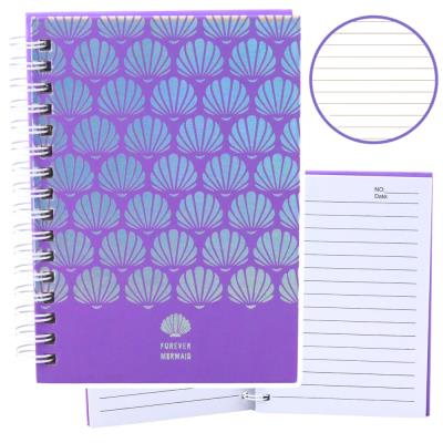 Opakowanie Notatnik A6/80K linia Muszelki fioletowy