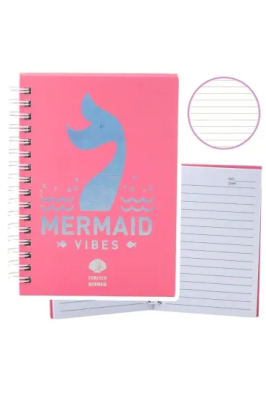 Opakowanie Notatnik A6/80K linia Ogon Syreni różowy