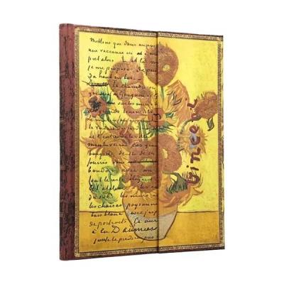 Opakowanie Notatnik linia Van Gogh Sunflower midi