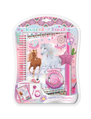 Opakowanie Notatnik na spirali w saszetce Konie