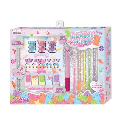 Notatnik na spirali z długopisami Żelkowe Misie. Wydawca: Hot Focus. SmakLiter.pl Opakowanie Notatnik na spirali z długopisami Żelkowe Misie