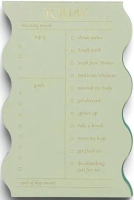 Notatnik Wavy Daily Sage. Wydawca: Designworks Ink. SmakLiter.pl Opakowanie Notatnik Wavy Daily Sage