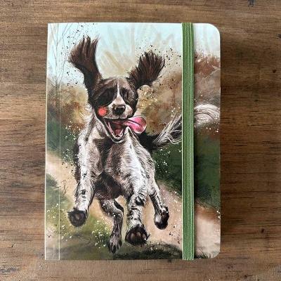 Opakowanie Notatnik z gumką A6 SCN35 Pies Spaniel