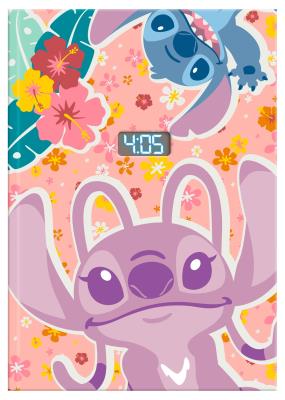 Notatnik z zegarkiem LCD Stitch LAS4202. Wydawca: Kids Euroswan. SmakLiter.pl Opakowanie Notatnik z zegarkiem LCD Stitch LAS4202