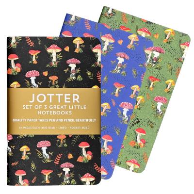 Opakowanie Notatniki Jotter Grzyby 9x14cm (3szt)