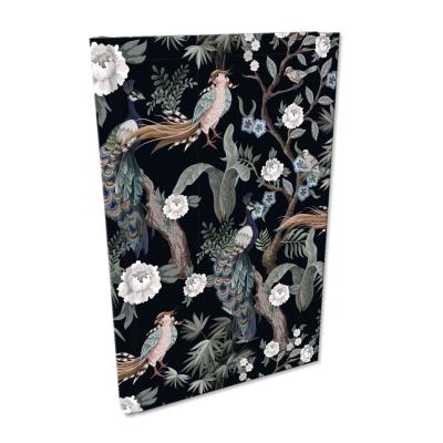 Opakowanie Notes A5 kratka Soft Touch Botanique Pawie