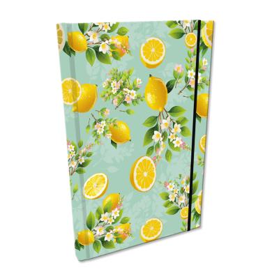 Notes A5 kratka z gumką Soft Touch Cytrusowe Kwiaty. Wydawca: EV-Corp. SmakLiter.pl Opakowanie Notes A5 kratka z gumką Soft Touch Cytrusowe Kwiaty