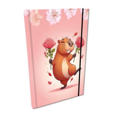 Notes A5 kratka z gumką Soft Touch Dancing Queen. Wydawca: EV-Corp. SmakLiter.pl Opakowanie Notes A5 kratka z gumką Soft Touch Dancing Queen