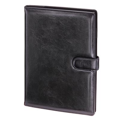 Opakowanie Notes A5 Premium kratka Genua czarny wymienny wkład NP-25GNZ/CZA/180K/Z