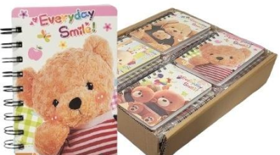 Opakowanie Notes A6 Misie MIX