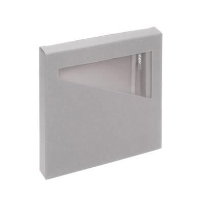 Opakowanie Notes A6 z długopisem szary w pudełku