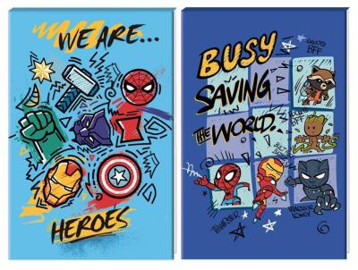 Opakowanie Notes A7/30K z poddrukiem Spider man (16szt)