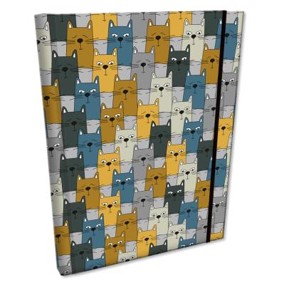 Notes B6 kratka z gumką Soft Touch Kotecki. Wydawca: EV-Corp. SmakLiter.pl Opakowanie Notes B6 kratka z gumką Soft Touch Kotecki