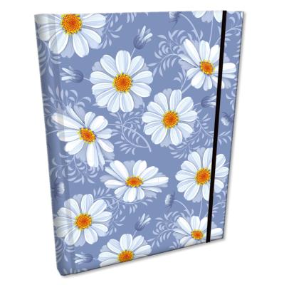 Notes B6 kratka z gumką Soft Touch Stokrotki Retro. Wydawca: EV-Corp. SmakLiter.pl Opakowanie Notes B6 kratka z gumką Soft Touch Stokrotki Retro